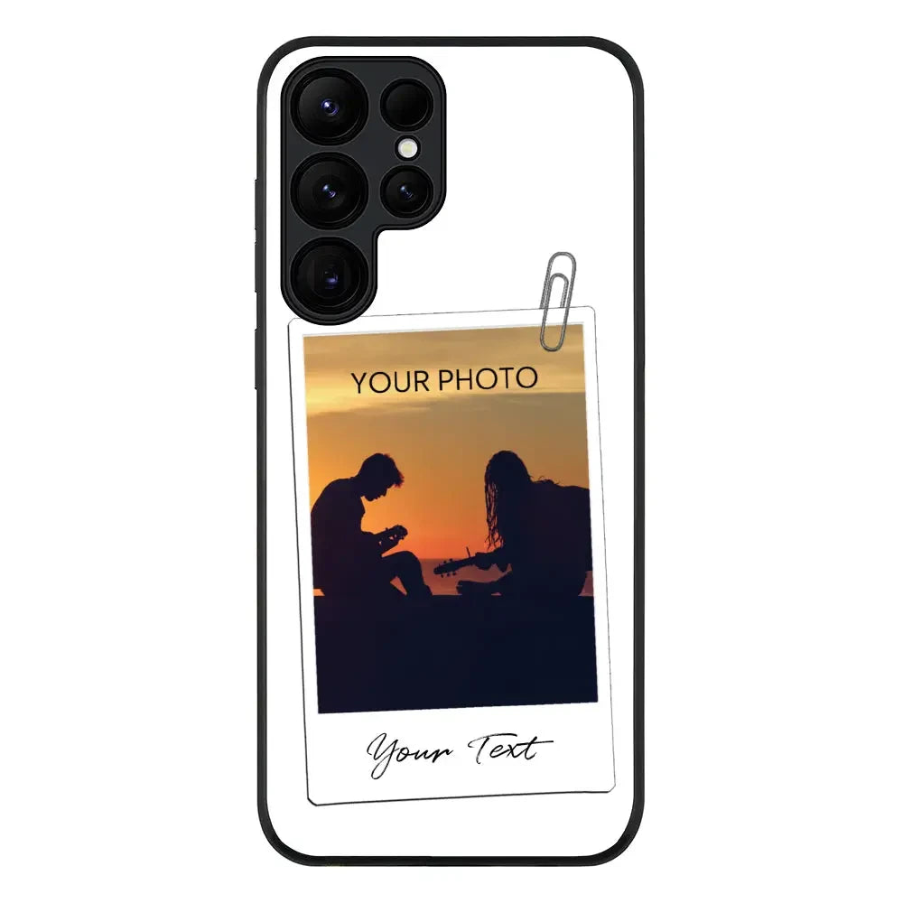Samsung Galaxy S24 Ultra / Rugged Black Polaroid Photo Phone Case - Samsung S Series - Stylizedd.com