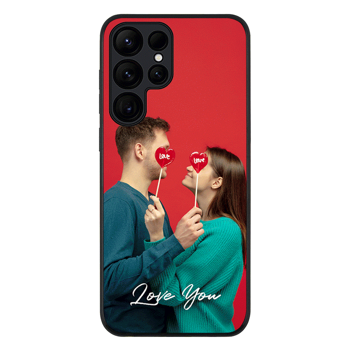 Samsung Galaxy S25 Ultra / Rugged Black Custom Photo Valentine, Phone Case - Samsung S Series - Stylizedd.com