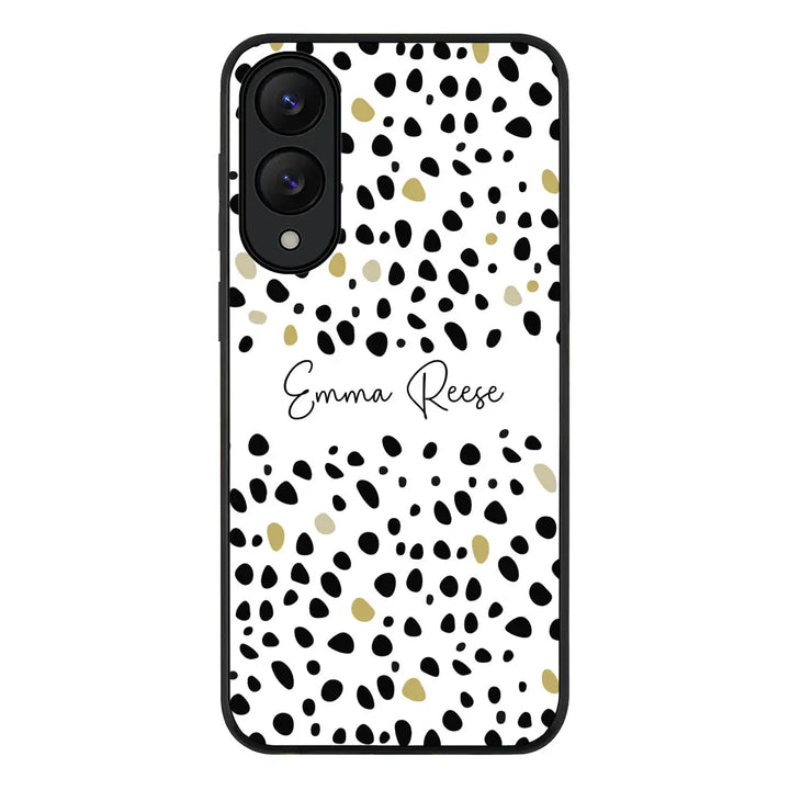 Pebble Multi Color Custom Text My Name Phone Case - Samsung S Series - Galaxy S25 Edge / Rugged