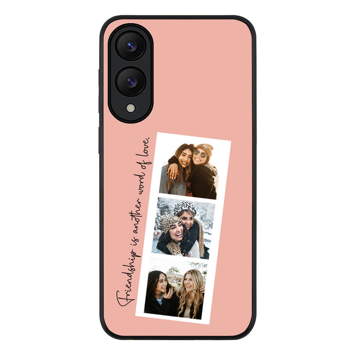 Samsung Galaxy S25 Edge / Rugged Black Custom Photo Strip Polaroid Style, Phone Case - Samsung S Series - Stylizedd.com
