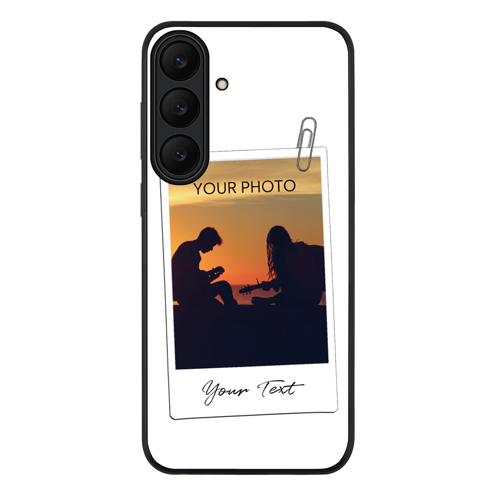 Samsung Galaxy S25 FE / Rugged Black Polaroid Photo Phone Case - Samsung S Series - Stylizedd.com