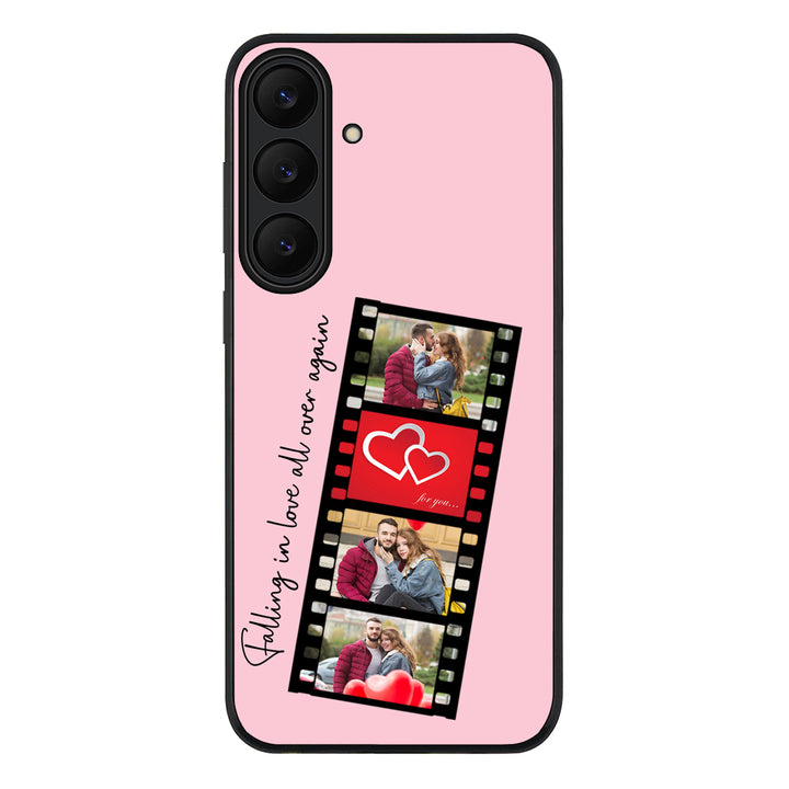Samsung Galaxy S25 FE / Rugged Black Custom Valentine Photo Film Strips, Phone Case - Samsung S Series - Stylizedd.com