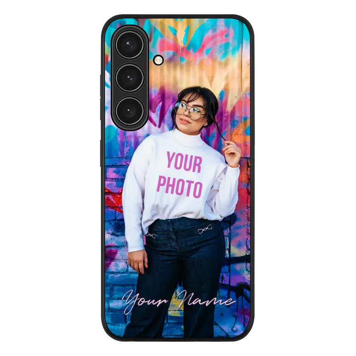 Samsung Galaxy S25 Plus / Rugged Black Custom Photo, My Style Phone Case - Samsung S Series - Stylizedd.com