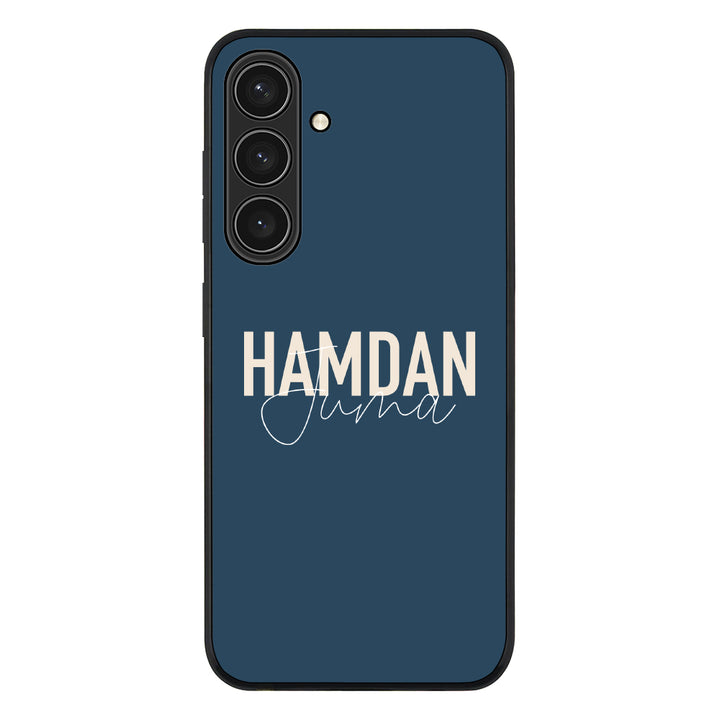 Samsung Galaxy S25 Plus / Rugged Black Personalized Name Horizontal, Phone Case - Samsung S Series - Stylizedd.com