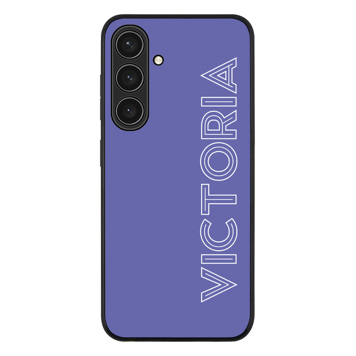 Samsung Galaxy S25 Plus / Rugged Black Personalized Name, Custom Phone Case - Samsung S Series - Stylizedd.com