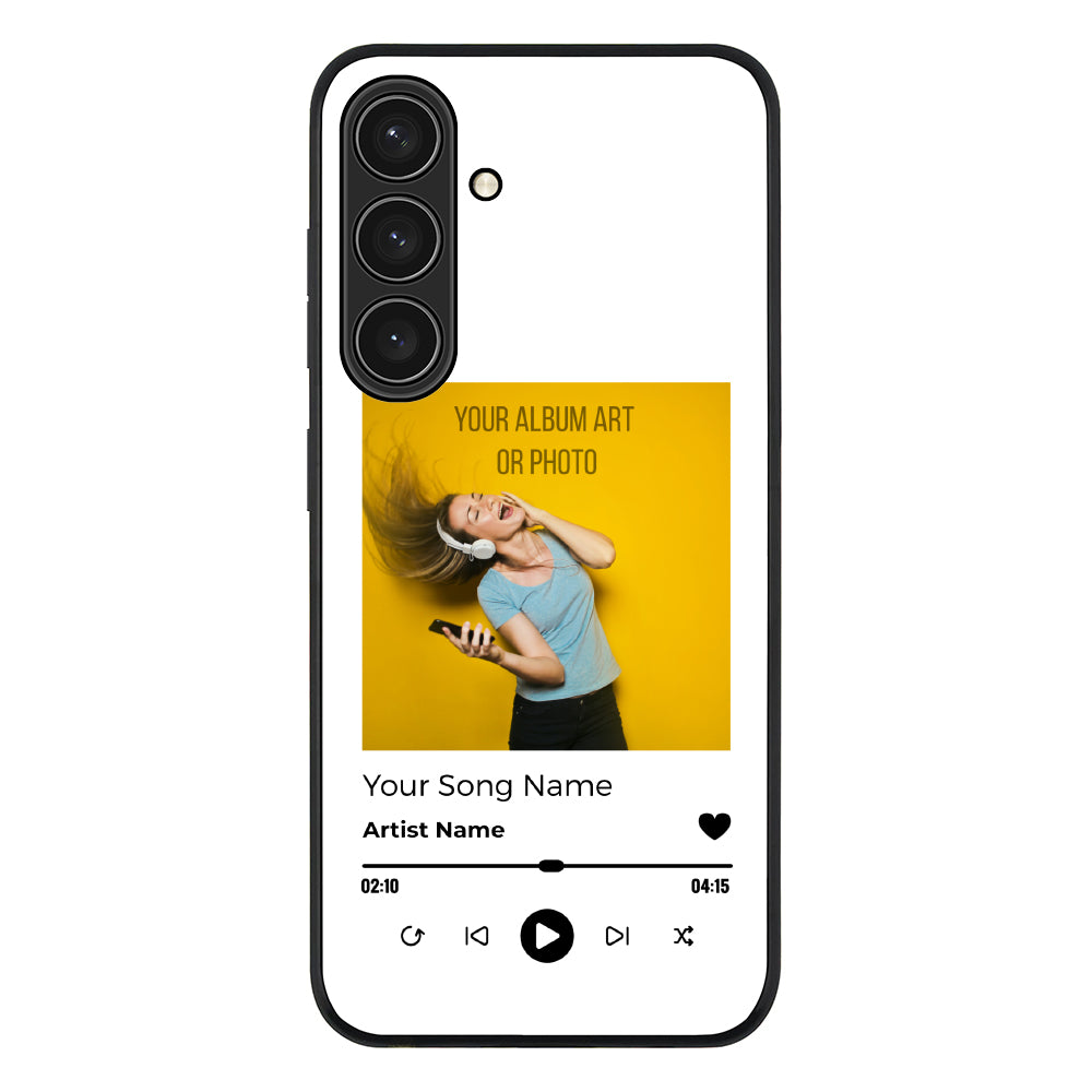 Samsung Galaxy S25 Plus / Rugged Black Custom Album Art Phone Case - Samsung S Series - Stylizedd.com