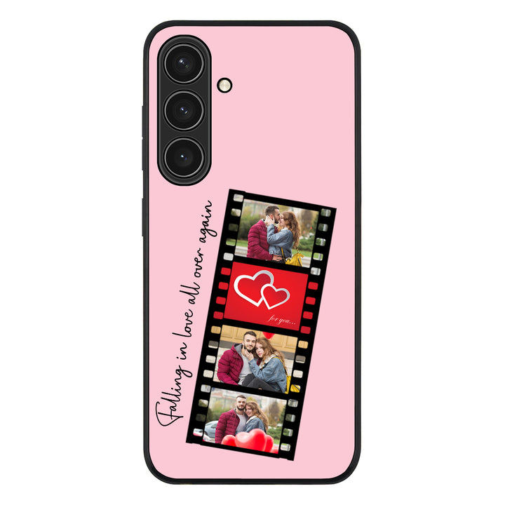 Samsung Galaxy S25 Plus / Rugged Black Custom Valentine Photo Film Strips, Phone Case - Samsung S Series - Stylizedd.com