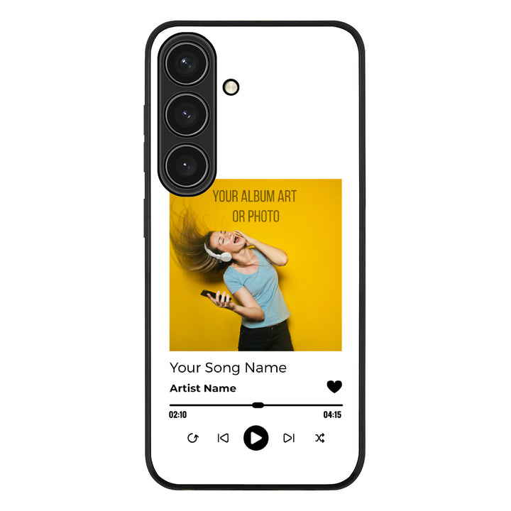 Samsung Galaxy S25 / Rugged Black Custom Album Art Phone Case - Samsung S Series - Stylizedd.com