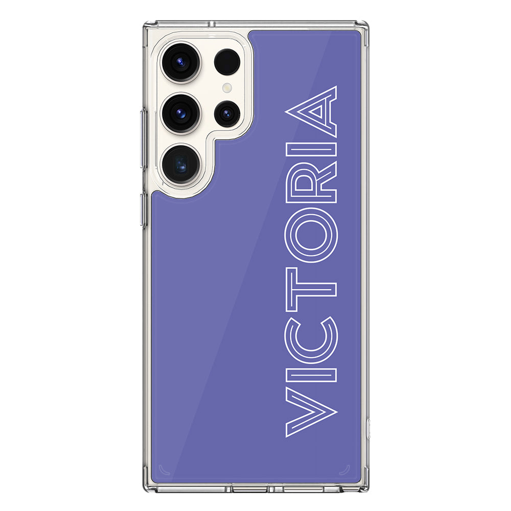 Samsung Galaxy S25 Ultra / Clear MagSafe Personalized Name, Custom Phone Case - Samsung S Series - Stylizedd.com