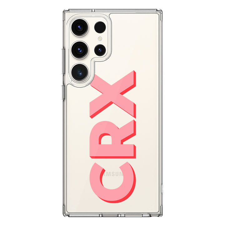 Samsung Galaxy S25 Ultra / Clear MagSafe Personalized Monogram Initial 3D Shadow Text Phone Case - Samsung S Series - Stylizedd.com