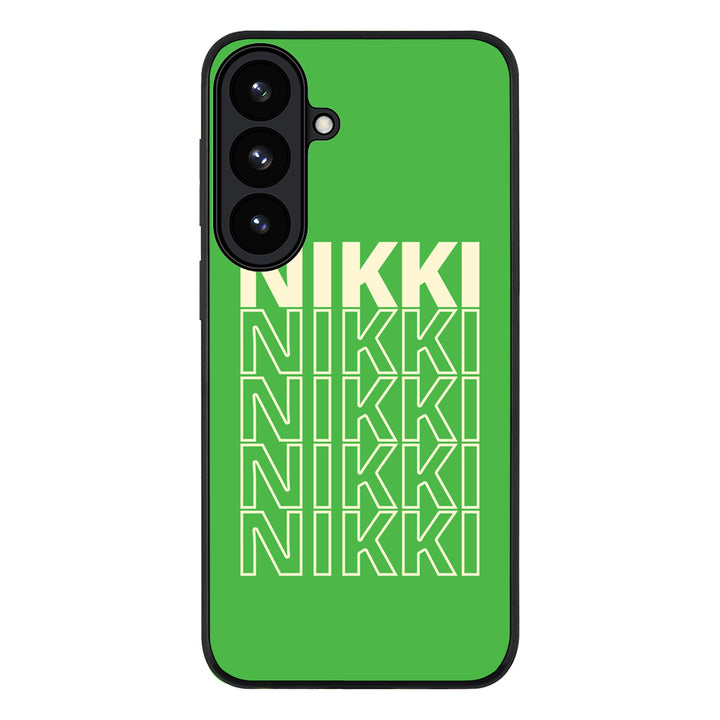 Samsung Galaxy S26 Plus / Rugged Black Repeated Monogram Phone Case - Samsung S Series - Stylizedd.com