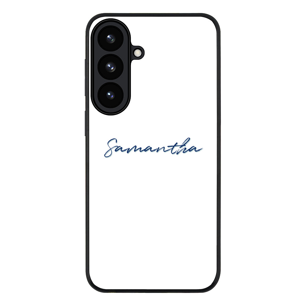 Samsung Galaxy S26 Plus / Rugged Black Custom Text, My Name Phone Case - Samsung S Series - Stylizedd.com