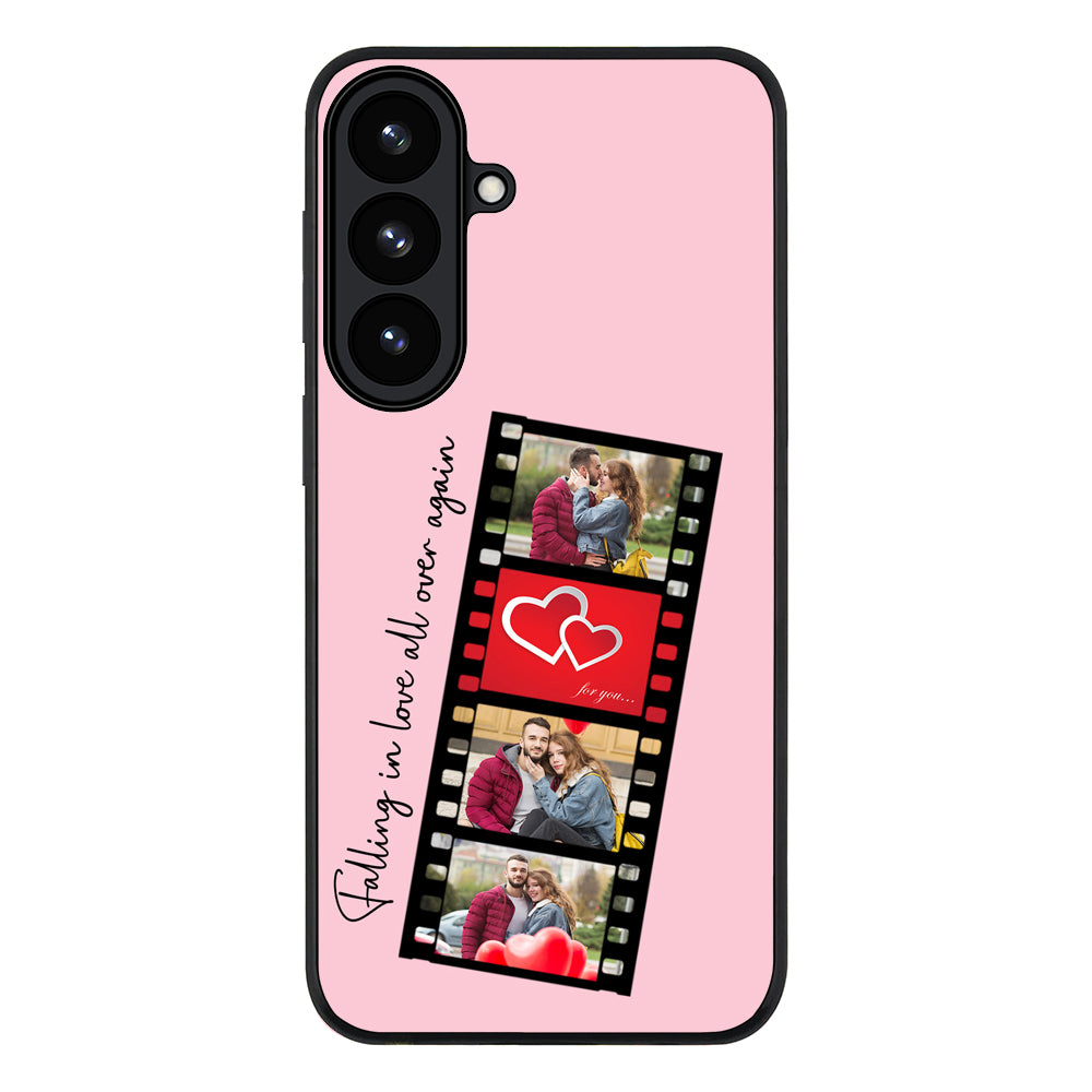Samsung Galaxy S26 Plus / Rugged Black Custom Valentine Photo Film Strips, Phone Case - Samsung S Series - Stylizedd.com