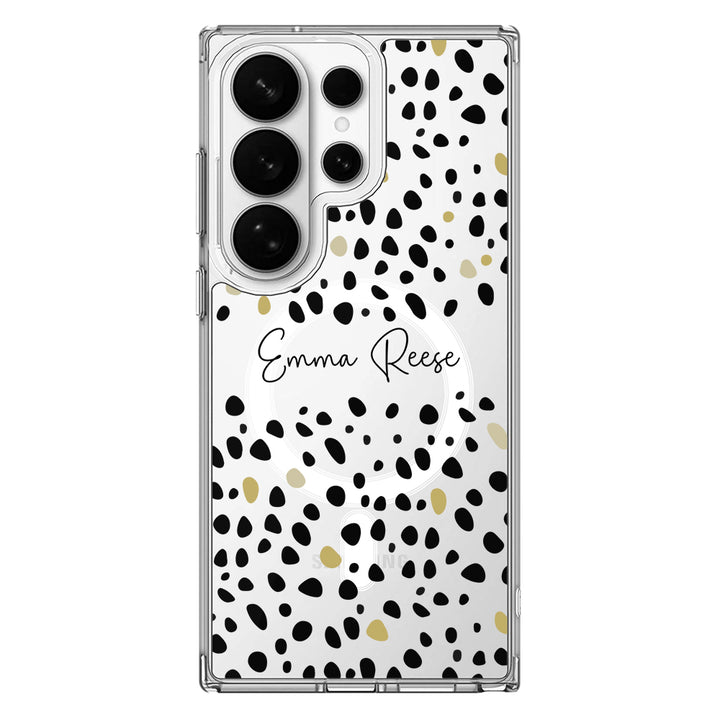 Samsung Galaxy S26 Ultra / Clear MagSafe Pebble Multi Color Custom Text, My Name Phone Case - Samsung S Series - Stylizedd.com