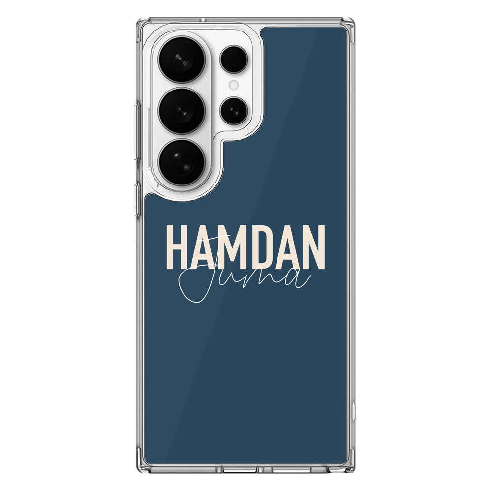 Samsung Galaxy S26 Ultra / Clear MagSafe Personalized Name Horizontal, Phone Case - Samsung S Series - Stylizedd.com
