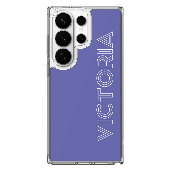 Samsung Galaxy S26 Ultra / Clear MagSafe Personalized Name, Custom Phone Case - Samsung S Series - Stylizedd.com