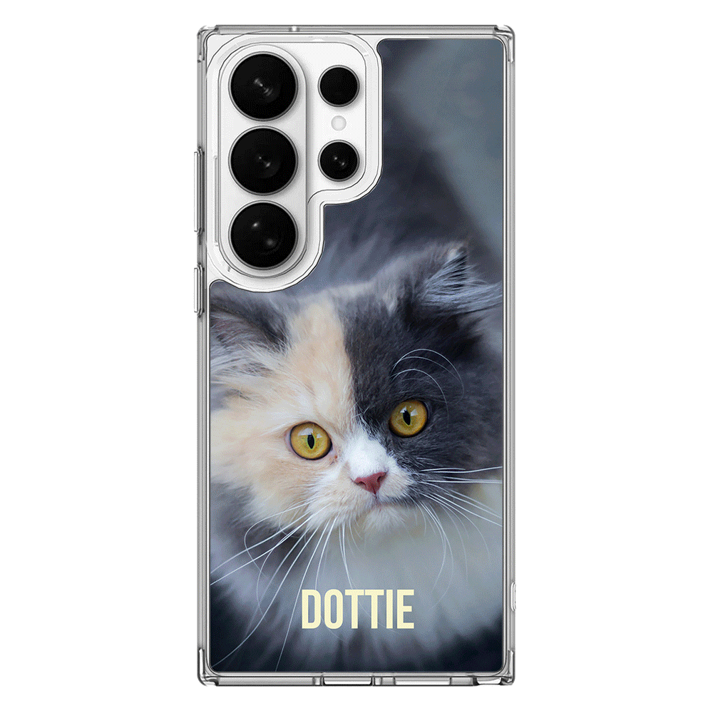 Samsung Galaxy S26 Ultra / Clear MagSafe Personalized Pet Cat, Phone Case - Samsung S Series - Stylizedd.com