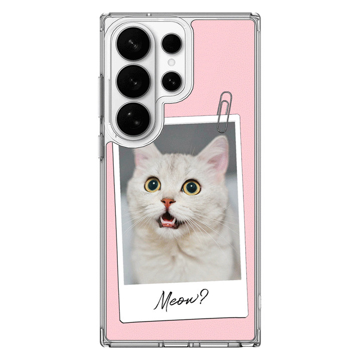 Samsung Galaxy S26 Ultra / Clear MagSafe Polaroid Photo Pet Cat, Phone Case - Samsung S Series- Stylizedd.com