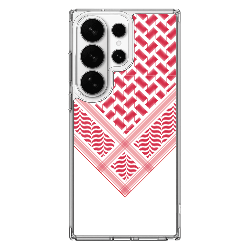 Samsung Galaxy S26 Ultra / Clear MagSafe Custom Arab Shemagh, Phone Case - Samsung S Series - Stylizedd.com