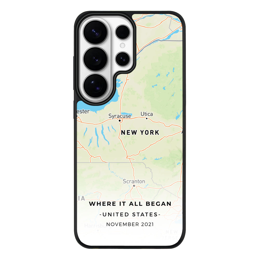 Samsung Galaxy S26 Ultra / Rugged MagSafe Personalized map, Phone Case - Samsung S Series - Stylizedd.com
