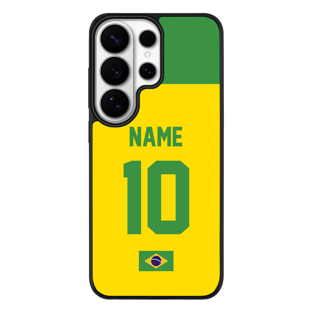 Samsung Galaxy S26 Ultra / Rugged MagSafe Personalized Football Jersey Phone Case Custom Name & Number - Samsung S Series - Stylizedd.com
