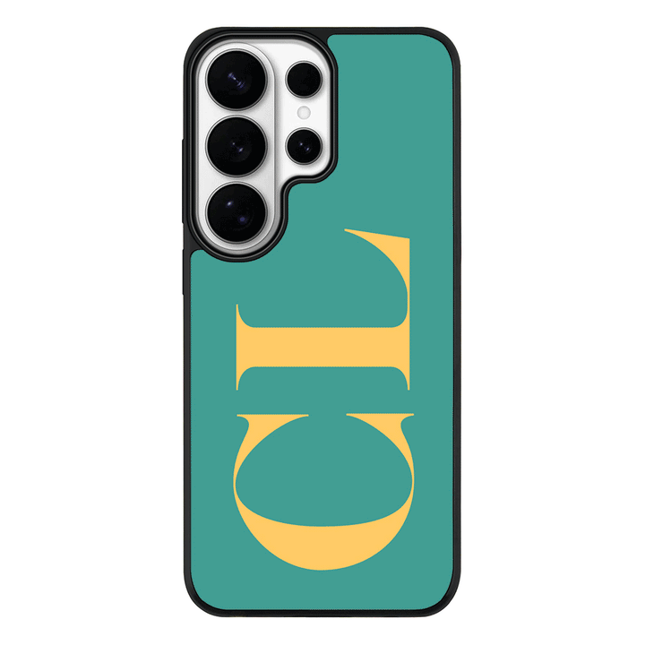 Samsung Galaxy S26 Ultra / Rugged MagSafe Personalized Monogram Large Initial 3D Shadow Text, Phone Case - Samsung S Series - Stylizedd.com