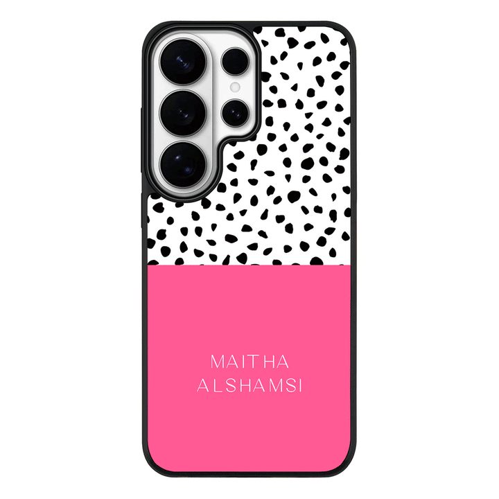 Samsung Galaxy S26 Ultra / Rugged MagSafe Personalized Text Colorful Spotted Dotted, Phone Case - Samsung S Series - Stylizedd.com