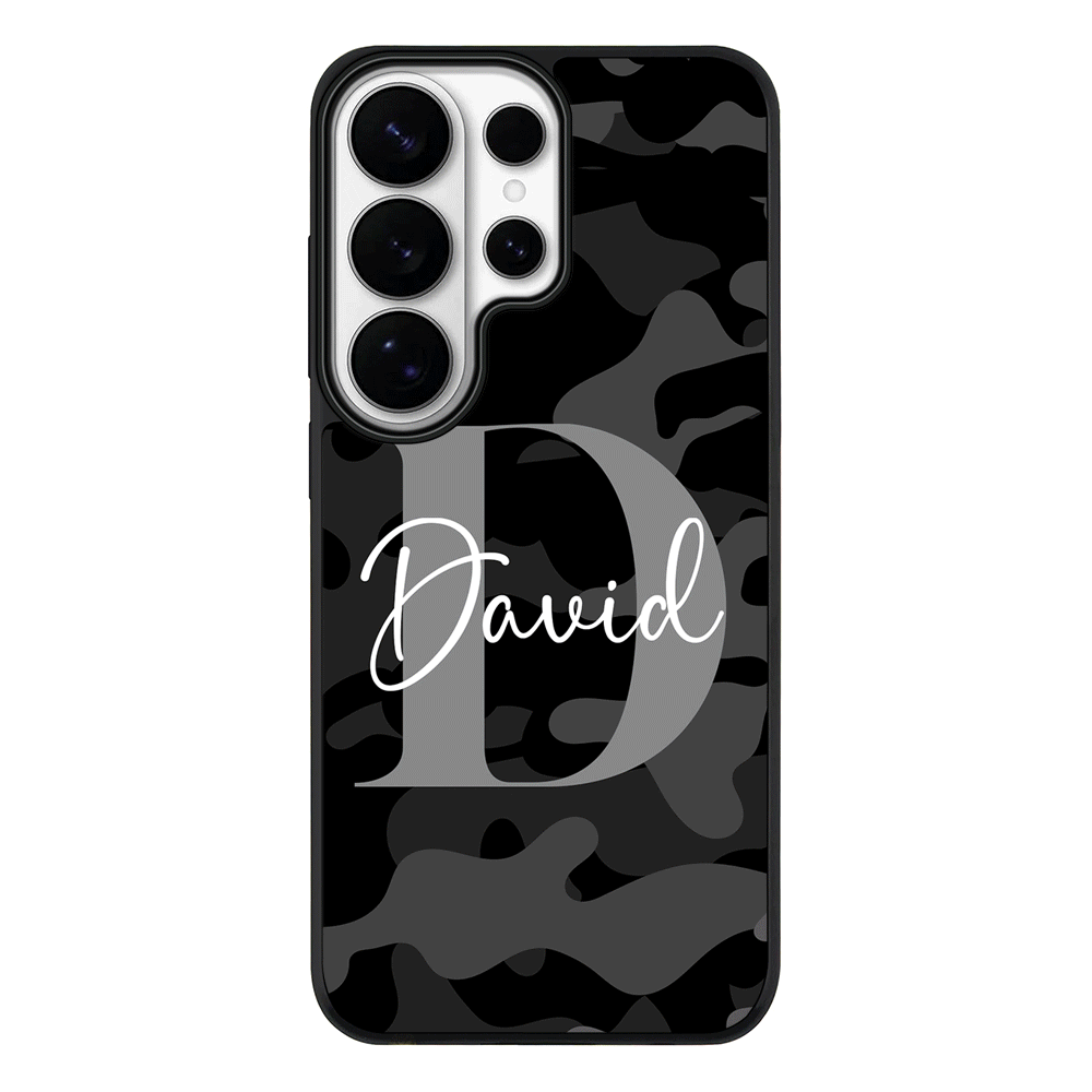 Samsung Galaxy S26 Ultra / Rugged MagSafe Personalized Name Camouflage Military Camo Phone Case - Samsung S Series - Stylizedd.com
