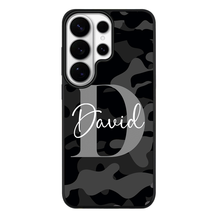 Samsung Galaxy S26 Ultra / Rugged MagSafe Personalized Name Camouflage Military Camo Phone Case - Samsung S Series - Stylizedd.com