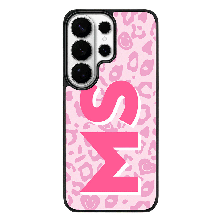 Samsung Galaxy S26 Ultra / Rugged MagSafe Custom Monogram Initial 3D Shadow Text Seamless Pattern, Phone Case - Samsung S Series - Stylizedd.com