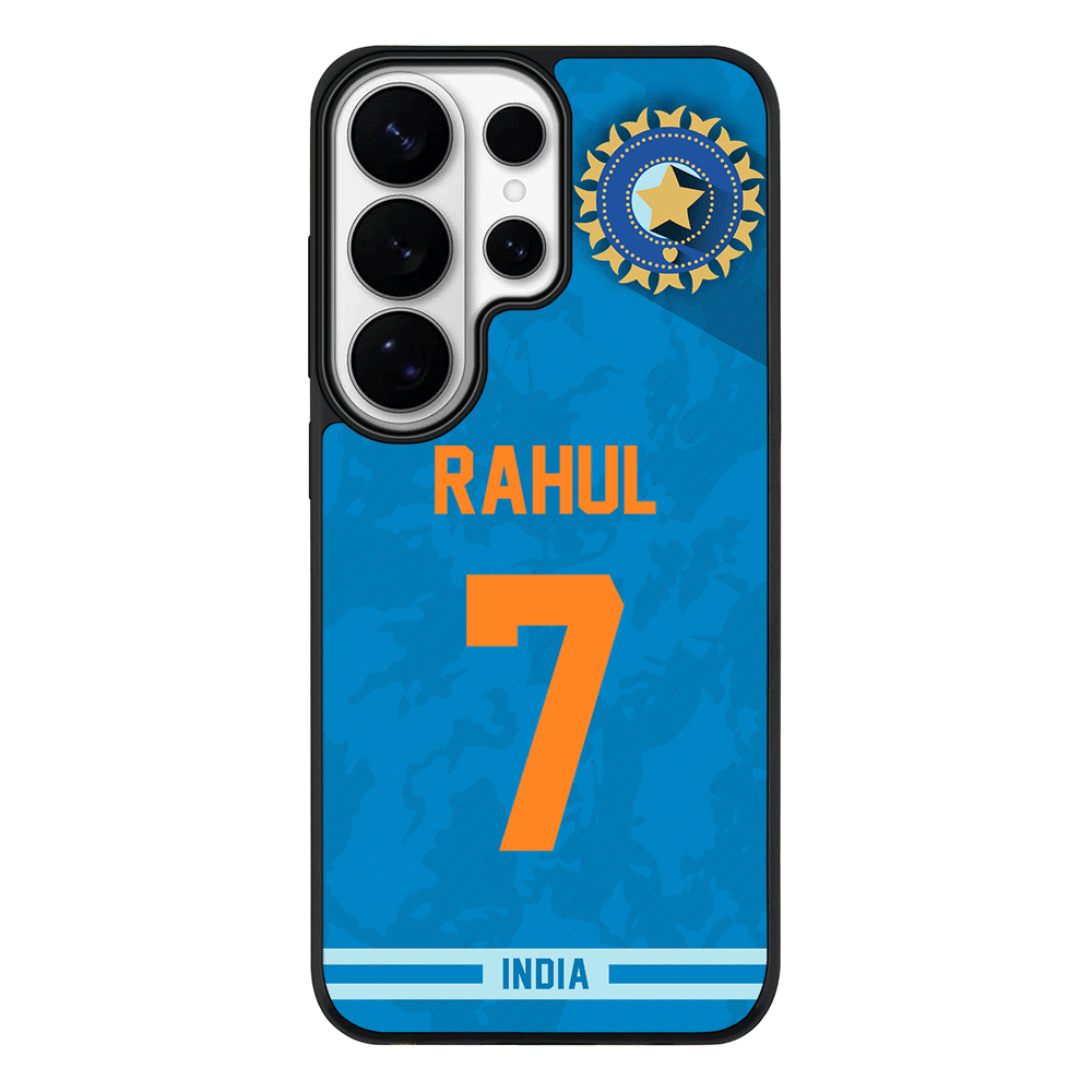 Samsung Galaxy S26 Ultra / Rugged MagSafe Personalized Cricket Jersey Phone Case Custom Name & Number - Samsung S Series - Stylizedd.com