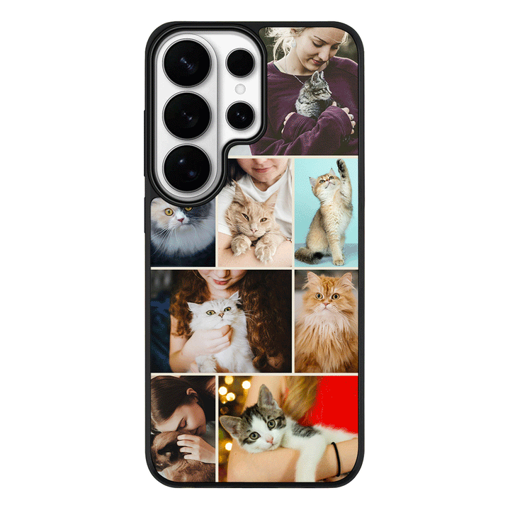 Samsung Galaxy S26 Ultra / Rugged MagSafe Personalised Photo Collage Grid Pet Cat, Phone Case - Samsung S Series - Stylizedd.com