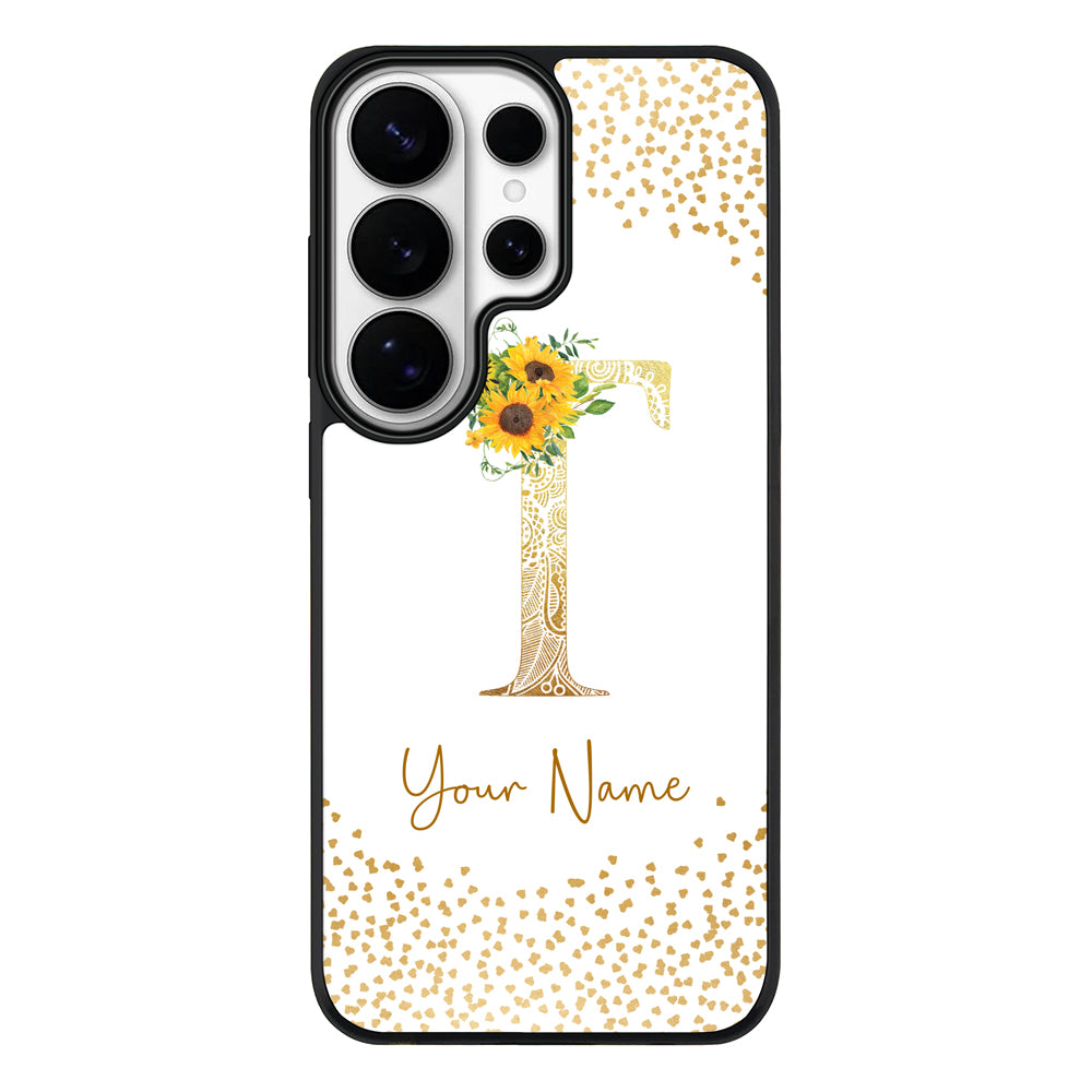 Samsung Galaxy S26 Ultra / Rugged MagSafe Floral Mandala Initial Phone Case - Samsung S Series - Stylizedd.com