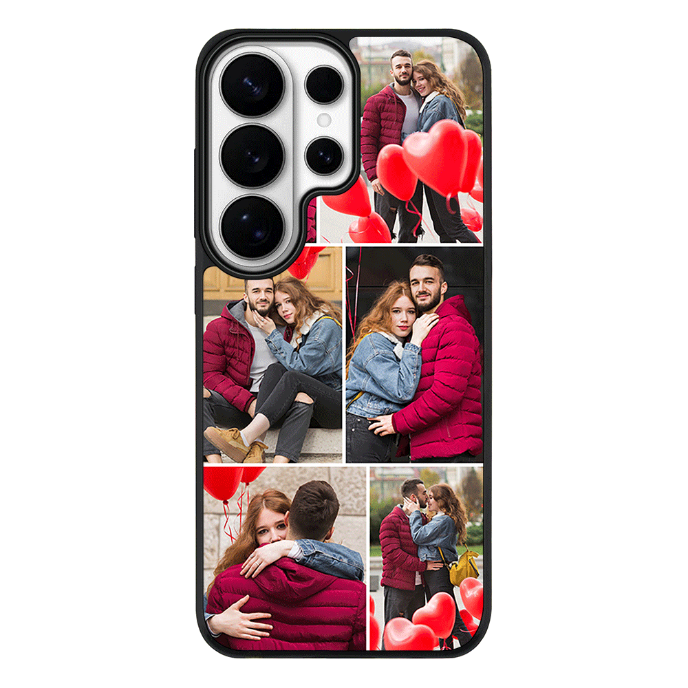 Samsung Galaxy S26 Ultra / Rugged MagSafe Personalised Valentine Photo Collage Grid, Phone Case - Samsung S Series - Stylizedd.com