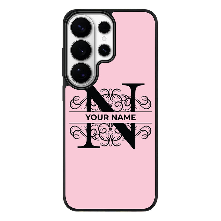 Samsung Galaxy S26 Ultra / Rugged MagSafe Split Floral Initial Phone Case - Samsung S Series - Stylizedd.com