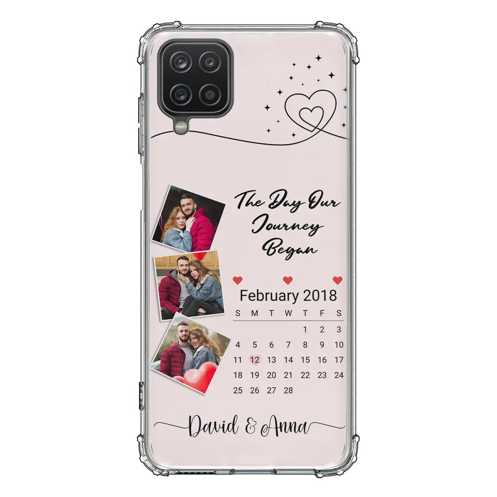 Samsung Galaxy A12 / M12 4G / Clear Classic Custom Photo Collage Calendar, Phone Case - Samsung A Series - Stylizedd.com