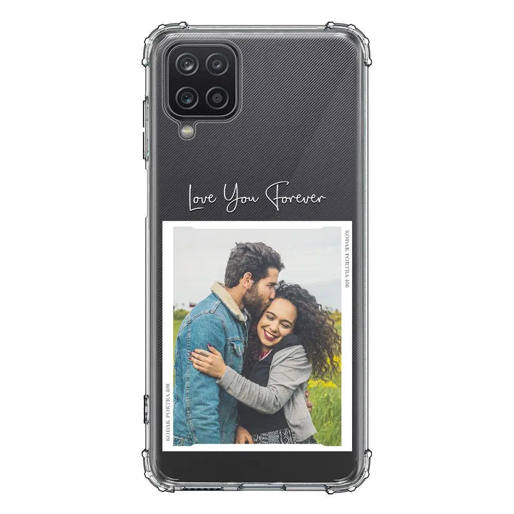 Samsung Galaxy A12 / M12 4G / Clear Classic Phone Case Custom Memory Photo, Phone Case - Samsung A Series - Stylizedd