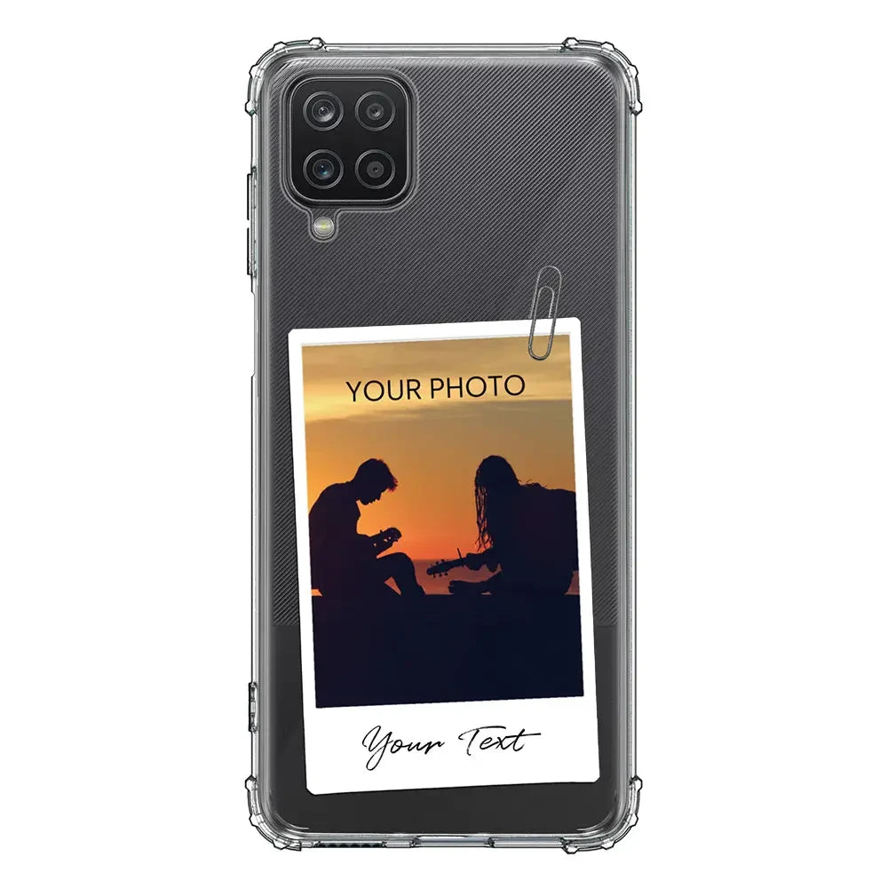 Samsung Galaxy A12 / M12 4G / Clear Classic Phone Case Polaroid Photo Phone Case - Samsung A Series - Stylizedd