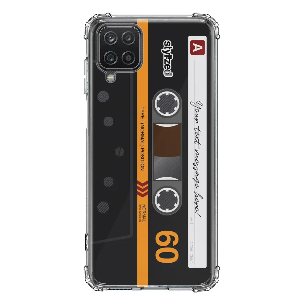 Samsung Galaxy A12 / M12 4G / Clear Classic Custom Retro Cassette Tape Phone Case - Samsung A Series - Stylizedd.com