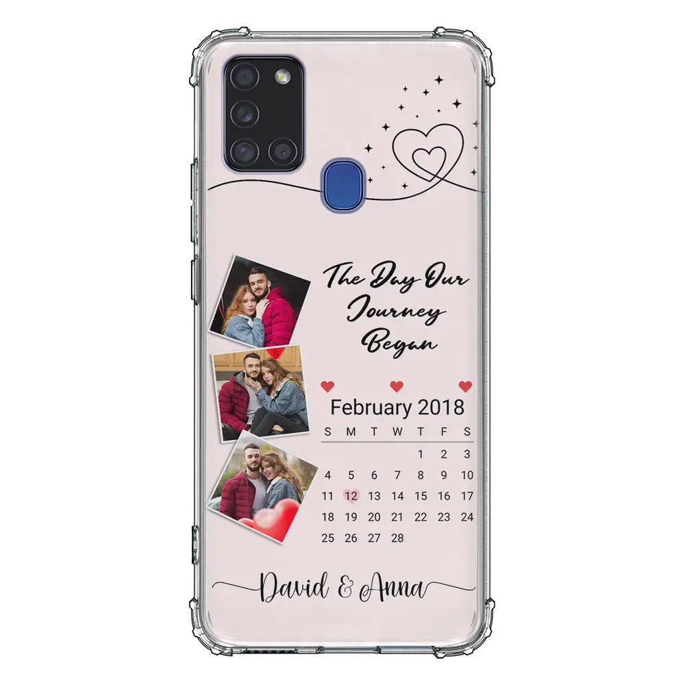 Samsung Galaxy A21S / Clear Classic Custom Photo Collage Calendar, Phone Case - Samsung A Series - Stylizedd.com