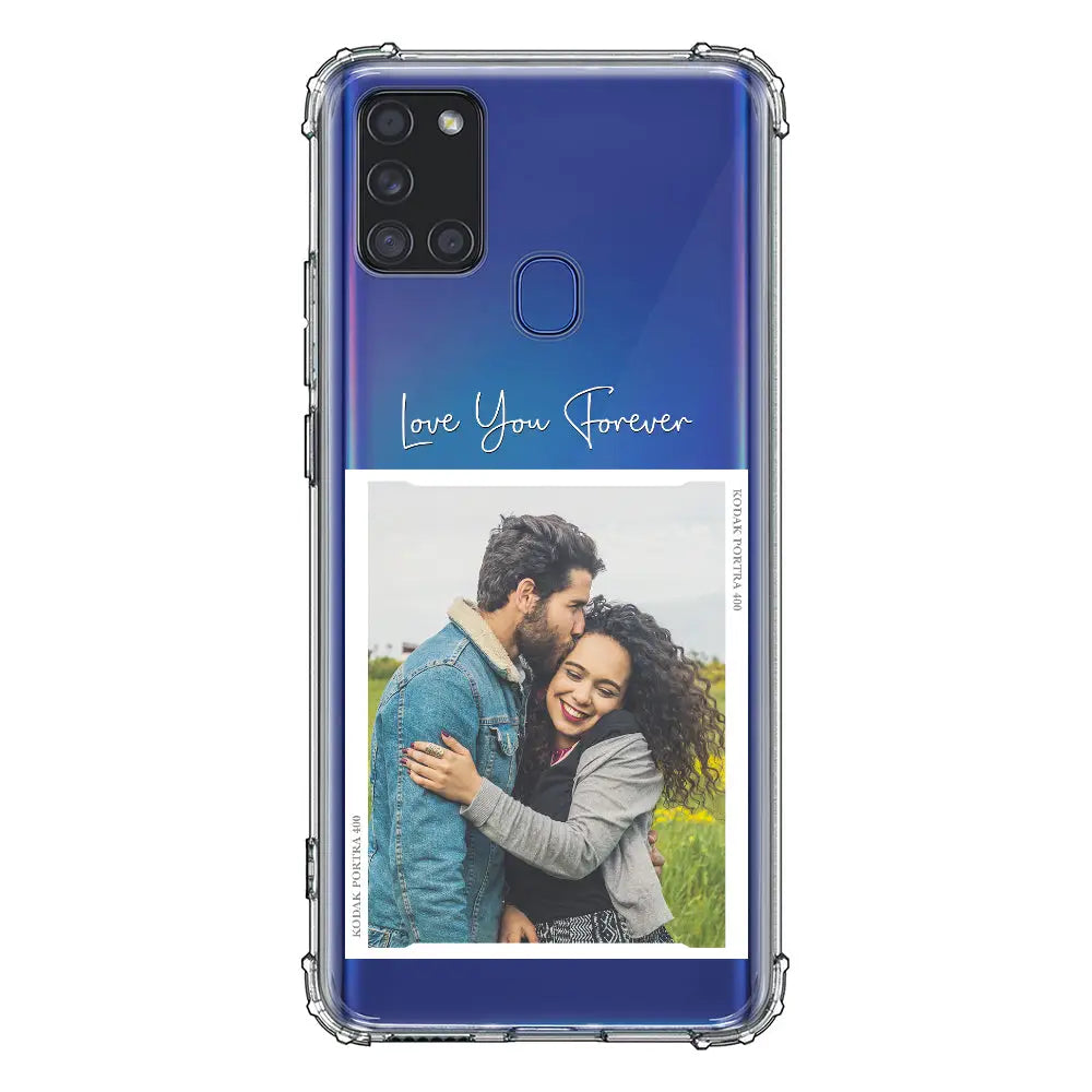 Samsung Galaxy A21S / Clear Classic Phone Case Custom Memory Photo, Phone Case - Samsung A Series - Stylizedd