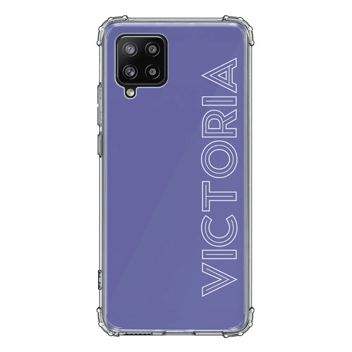 Samsung Galaxy A42 5G / Clear Classic Phone Case Personalized Name, Custom Phone Case - Samsung A Series - Stylizedd