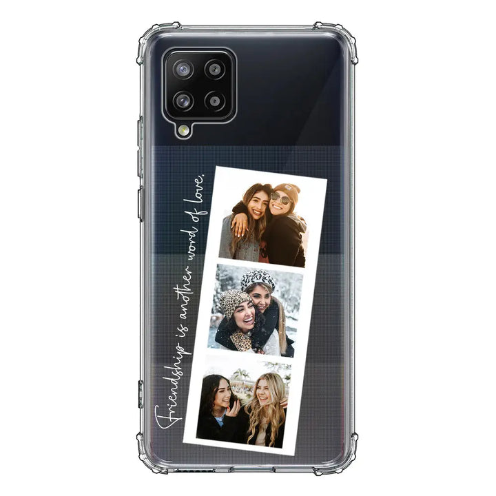 Samsung Galaxy A42 5G / Clear Classic Phone Case Custom Photo Strip Polaroid Style, Phone Case - Samsung A Series - Stylizedd