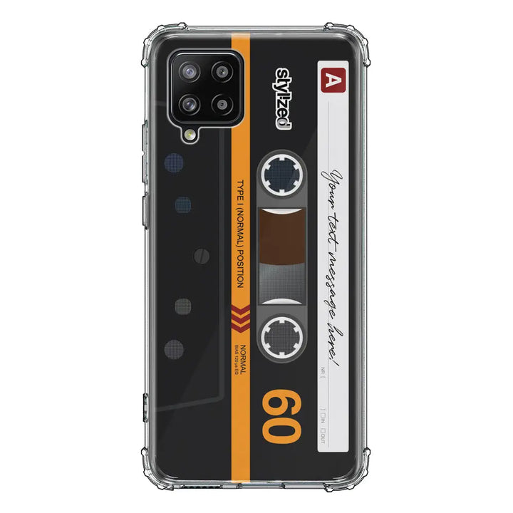 Samsung Galaxy A42 5G / Clear Classic Custom Retro Cassette Tape Phone Case - Samsung A Series - Stylizedd.com