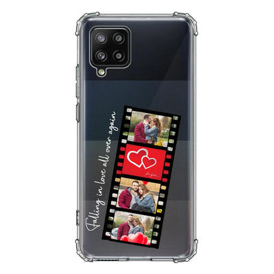 Samsung Galaxy A42 5G / Clear Classic Phone Case Custom Valentine Photo Film Strips, Phone Case - Samsung A Series - Stylizedd