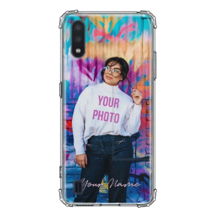 Samsung Galaxy M01 / Clear Classic Phone Case Custom Photo, My Style Phone Case - Samsung M Series - Stylizedd