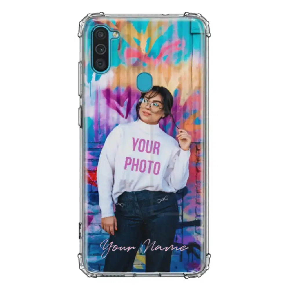 Samsung Galaxy M11 / Clear Classic Phone Case Custom Photo, My Style Phone Case - Samsung M Series - Stylizedd