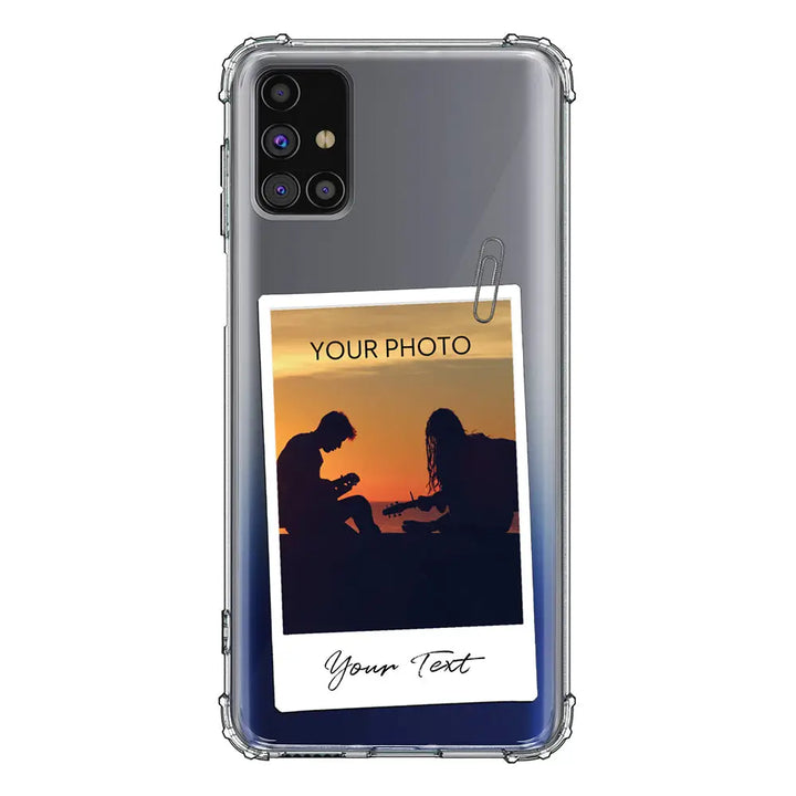 Samsung Galaxy M31S / Clear Classic Phone Case Polaroid Photo Phone Case - Samsung M Series - Stylizedd