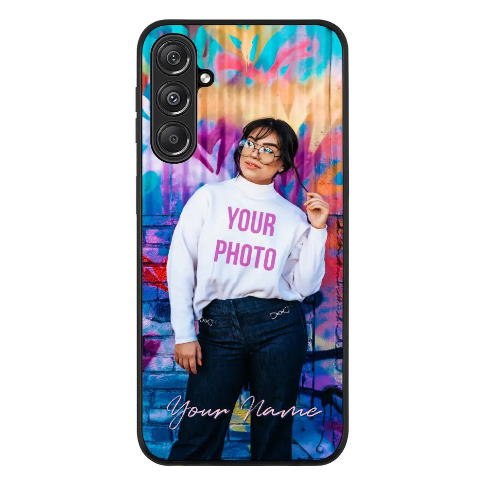 Samsung Galaxy M34 5G / Rugged Black Phone Case Custom Photo, My Style Phone Case - Samsung M Series - Stylizedd