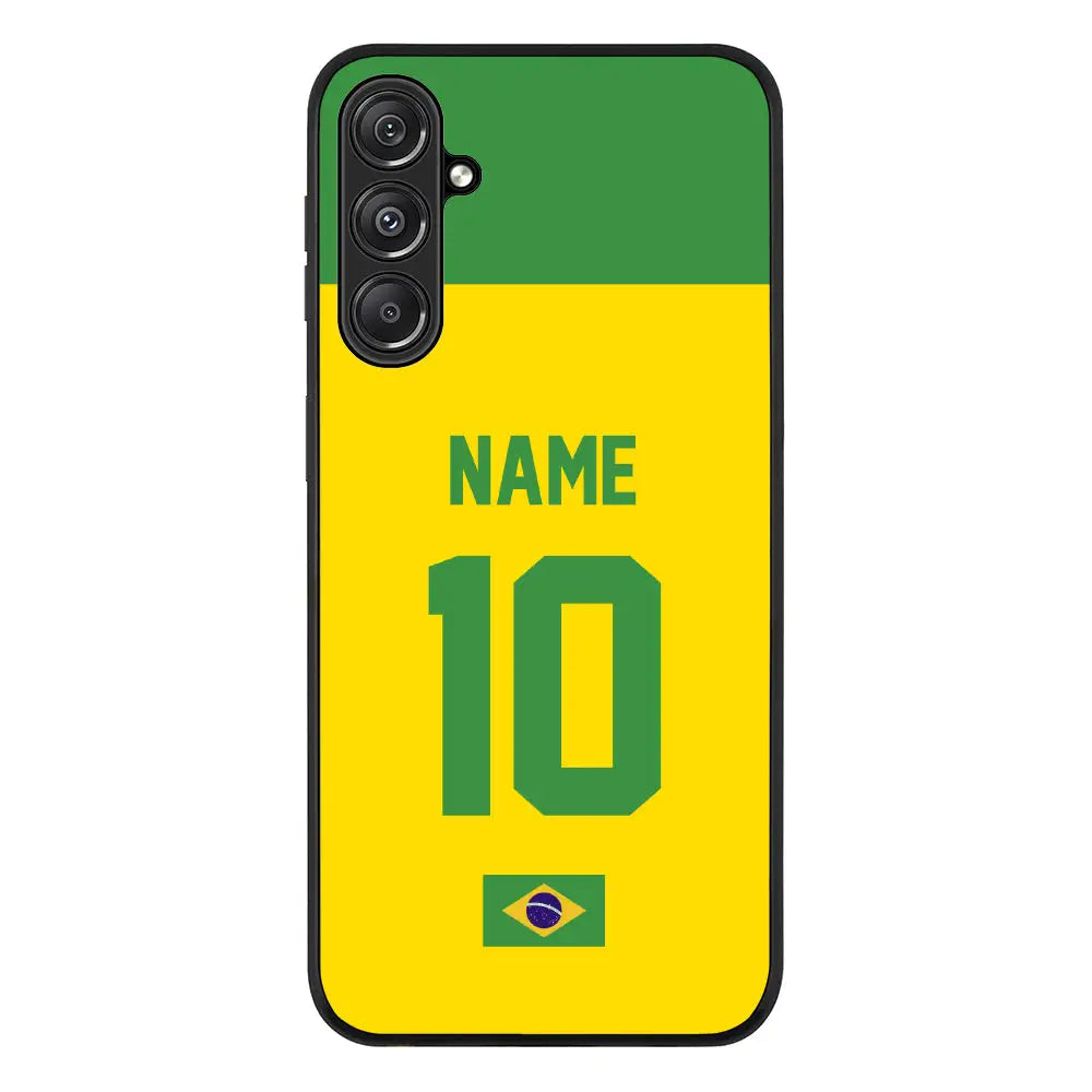 Personalized Football Jersey Phone Case Custom Name & Number - Samsung M Series - Galaxy M34 5G /